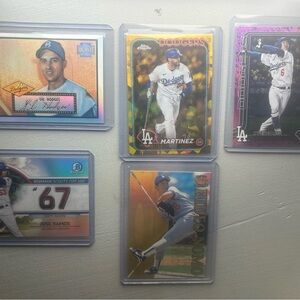 Dodgers Past, Present, and Future 5 Card Lot